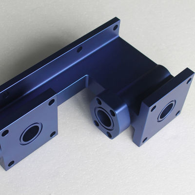 Komponen Mesin Presisi Tinggi Biru Tua, Prototipe Aluminium CNC OEM ODM