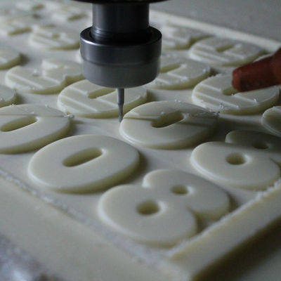 Bagian Prototipe Penggilingan CNC Cepat Dengan Opsi Bahan Plastik ABS Lebar
