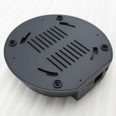 CNC Machining ABS Rapid Prototyping Parts Dengan Layar Sutra LOGO Dicat Hitam