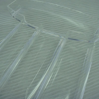 Bagian Mesin Presisi CNC Transparan, Acrylic PMMA Rapid Prototyping OEM