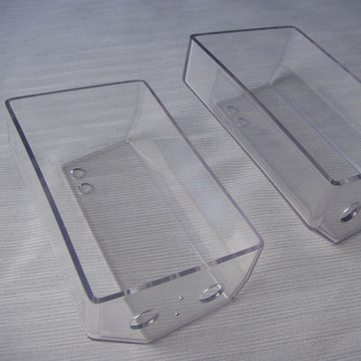 Clear Polycarbonate Custom CNC Milled Parts Transparansi Tinggi Presisi Tinggi